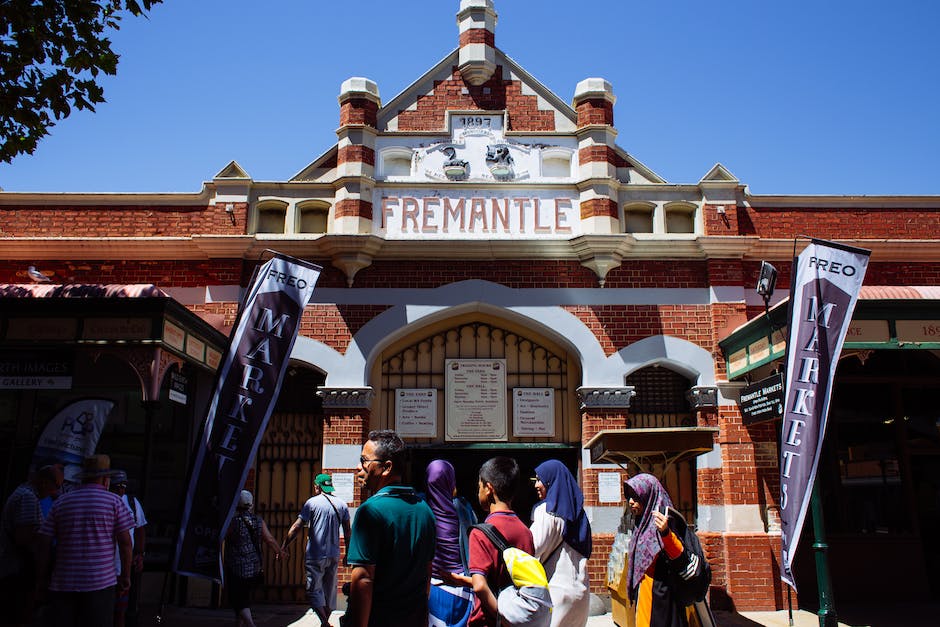 People Standing in Front of Fremantle Market by Rachel Claire